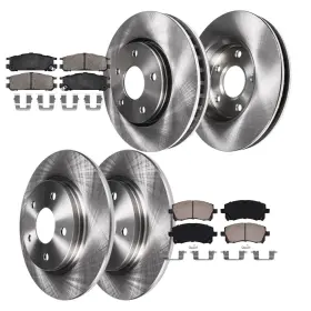 10ae2300105 Aeflox Front Rear Disc Brake Rotors Ceramic Pads For Impreza And Legacy 1996-1999