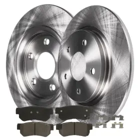 4ae2000023 Aeflox 262mm Rear Disc Rotors Brake Pads For Hyundai Elantra 2007-2010