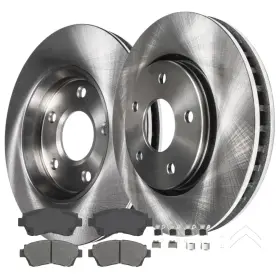 4ae3200074 Aeflox Front Disc Brake Rotors Ceramic Pads For Es300 Avalon Sienna Camry 92-03