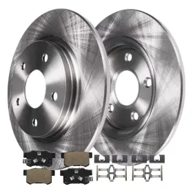 4ae501448 Aeflox Rear Disc Brake Rotor Ceramic Pads For Honda Cr-v And Acura Rdx 2005-2018