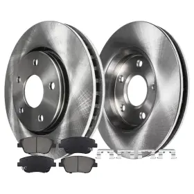 4ae501449 Aeflox Front Disc Rotors Brake Pads Kit For 2011 - 2016 Kia Optima Hyundai Sonata 2.4l
