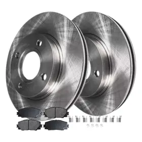 4ae501720 Aeflox 255 Mm Front Disc Rotors With Brake Pads Kit For Prius C Yaris And Iq 06-2019