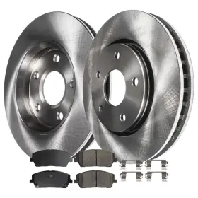4ae531232 Aeflox Front Disc Brake Rotors Ceramic Pads For Palisade And Telluride 2020-2023