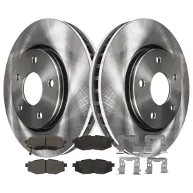 6ae1100054 Aeflox Rear Brake Rotors Ceramic Pads For Scion Subaru And Toyota 2010-2020