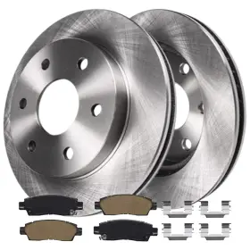 6ae1200241 Aeflox Rear Rotors Brake Pad For Chevy Traverse Buick Enclave Gmc Acadia Saturn Outlook