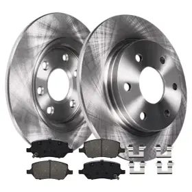 6ae1200838 Aeflox Rear Brake Rotors Ceramic Pads For Terraza Uplander Montana Relay 2006-2009