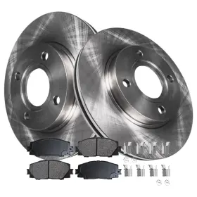 6ae1500265 Aeflox Front Disc Rotors Ceramic Brake Pads Kit For Prius C Yaris And Iq 2006-2019