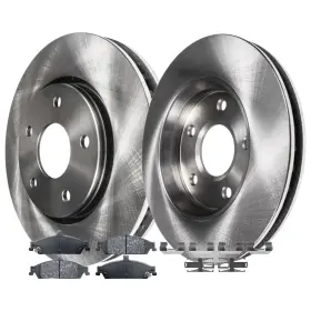 6ae1900025v1 Aeflox Front Brake Rotors Pad For Classic Malibu Alero Cutlass Grand Am 97-05