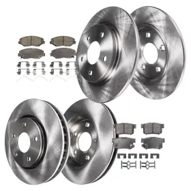 8ae3300049 Aeflox Front And Rear Disc Rotors Ceramic Brake Pads For Honda Cr-v 2002-2004