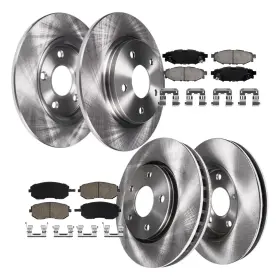 8ae501721 Aeflox Front And Rear Disc Rotor Ceramic Brake Pad Kit For Subaru Impreza 2012-2016