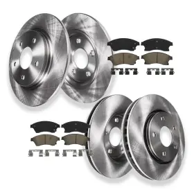 Ae-10ae1200623 Aeflox Front And Rear Disc Rotors Brake Pads For 2013 - 2015 2016 Chevrolet Cruze Sonic