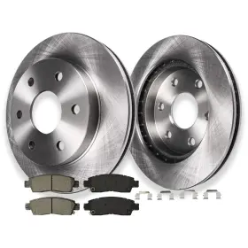 Ae-4ae2300009 Aeflox 12.8 Inch 325mm Rear Disc Rotors Brake Pads For Chevy Trailblazer Ssr Gmc Envoy