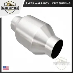 59958 Aftermarket Universal Catalytic Converter Round 2.75 In Pipe Diameter Metallic