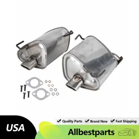 21745 Allbestparts Left Right Exhaust Muffler For Subaru Impreza 2008-2011 Forester 2009-2013