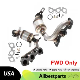 7879 Allbestparts Rear Left Right Catalytic Converter For Toyota Highlander 3.3l 2004-2007 Fwd