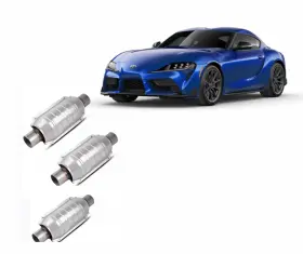8778567757 Altocars For All Toyota Supra Car Catalytic Converter 3 Pcs Complete Set Ultra Durable