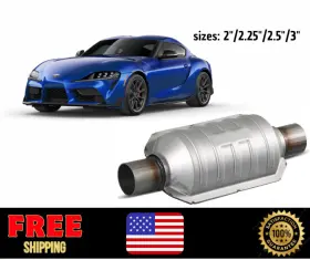 987654477 Altocars Compatible With Toyota Supra Catalytic Converter 2/2.5/3in Heat Shield
