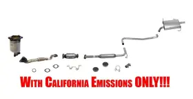 134429 Apm Exhaust System For Nissan Altima 2.5l 1998-2000 With California Emission Only