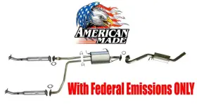 164944 Apm Ap Exhaust System For Nissan Pathfinder 96-00 With Federal Emissions Read Label