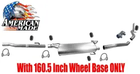 167120 Apm Ap Muffler Exhaust System For Dodge Ram 2500 5.7 2003-2009 160.5 Inch Wheel Base