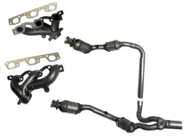 219492 Apm Front Manifold And Catalytic Converters Made In Usa Jeep Wrangler 2007-2011 3.8l
