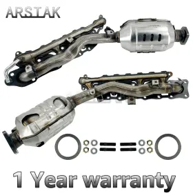 17140-38070 Arstak Manifold Catalytic Converter Set Bank 1 2 For 2010-2023 Lexus Gx460 4.6l