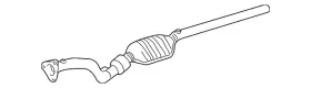 4a0-253-011-ax Audi Genuine Catalytic Converter