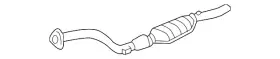Audi 4b0-253-057-hx Genuine Catalytic Converter