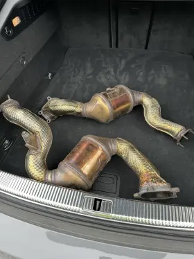 4g0254252lx Audi Oem Catalytic Converter Off Mg 2015 Rs7 Has Less Than 60k Miles On Them