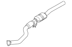4h0-254-250-ex Audi Genuine Catalytic Converter