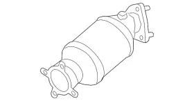 4m0-254-252-s Audi Genuine Catalytic Converter