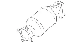 4m0-254-252-sx Audi Genuine Catalytic Converter