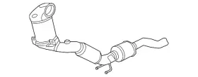 5qn-254-500-q Audi Genuine Converter And Pipe
