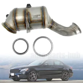 17512 Auto-parts-hub Front Catalytic Converter For Mercedes-benz C300 2015 2016 2017 2018 2019 2020
