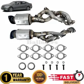 641612 Ballmers New Pair Catalytic Converter For 2007-2017 Lexus Ls460 2wd 4.6l -v8 Left Right