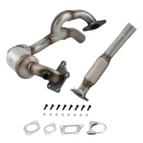 0kjo4i Bfo Catalytic Converters And Flex Pipe For Cadillac Srx 3.0l 2010-2011 Front Bank 2