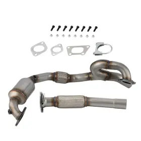32hvs7 Bfo Left Catalytic Converters Flex Pipe For Cadillac Srx 2010-2011 3.0 L Lf1 V6 New