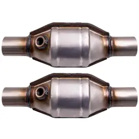 43h6ck Bfo 2pcs Universal Catalytic Converters 2 Inch Inlet/outlet 13 Overlength 53004 93241