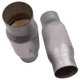 4bgz0a Bfo 2pcs 3 Inch Inlet/outlet Universal Catalytic Converters 11 Length Epa Approved New