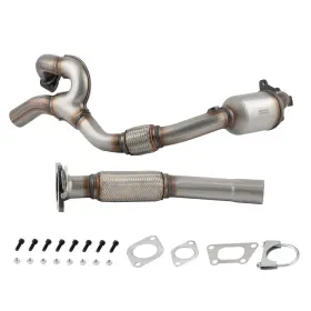 4yhji0 Bfo Left Catalytic Converters And Flex Pipe For Cadillac Srx 2010 2011 3.0l Direct Fit