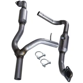 6mkwx1 Bfo Front Catalytic Converters Set Direct-fit For 2006-2008 Ford F-150 5.4l 4wd New
