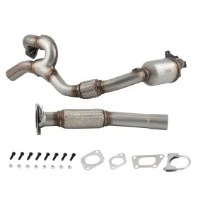 F8jcim Bfo Catalytic Converters And Flex Pipe For Cadillac Srx 3.0l 2010-2011 Front Bank 2