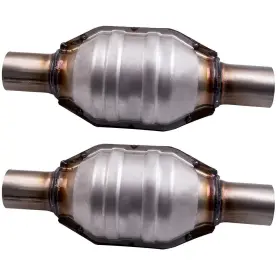 Fs63od Bfo 2x Catalytic Converters 2 Inch Inlet/outlet 13 Length For Ford Honda Chrysler Volvo