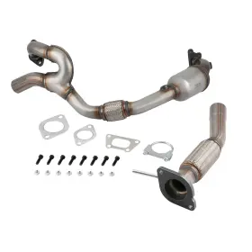 J5lusb Bfo Left Catalytic Converters &flex Pipe For Cadillac Srx 2010-2011 3.0 L Direct Fit