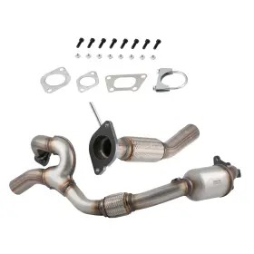 Pyz16d Bfo Left Catalytic Converters And Flex Pipe For Cadillac Srx 2010 2011 3.0l Direct Fit