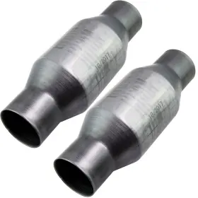 Tbyo2f Bfo Catalytic Converter 2.5 Inch Inlet/outlet 11 Length For Chevrolet Gmc Dodge Ford