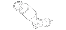 18-30-8-098-883 Bmw Genuine Center Muffler