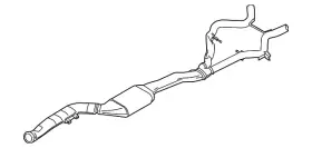 18-30-8-509-750 Bmw Genuine Catalytic Converter
