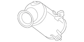 18-32-8-631-625 Bmw Genuine Converter And Pipe