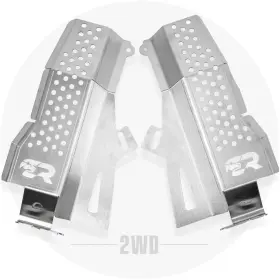 Cr3876 Cali Raised Led Catalytic Converter Shield Fits 2016-2023 Tacoma 2wd 6 Cylinder